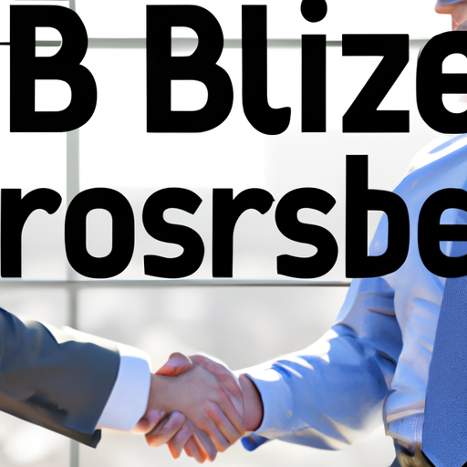 תמונה שמראה שני שותפים עסקיים לוחצים ידיים עם שכבת טקסט, 'קופירייטינג B2B: גישור בין עסקים ביחד'.